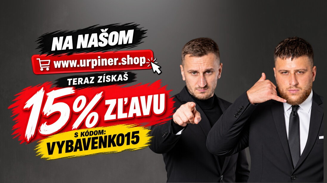 ZĽAVA 15% S KÓDOM VYBAVENKO15