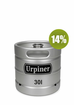 Urpiner Extra chmelený 14% 30l KEG sud