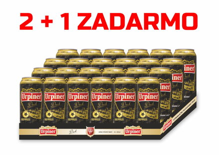 AKCIA 2+1 ZADARMO Urpiner Dark 11°