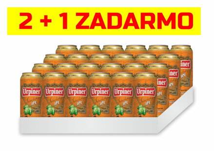 AKCIA 2+1 ZADARMO Urpiner IPL 13° Studeno chmelený