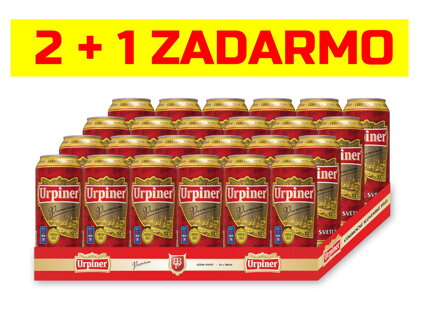 AKCIA 2+1 ZADARMO Urpiner Premium 12°