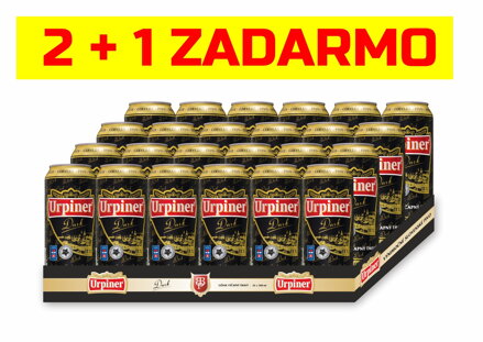 AKCIA 2+1 ZADARMO Urpiner Dark 11°