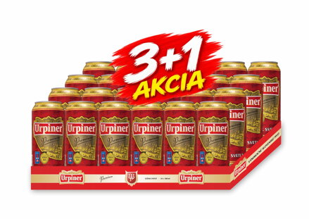 AKCIA 3+1 ZADARMO Urpiner Premium 12°