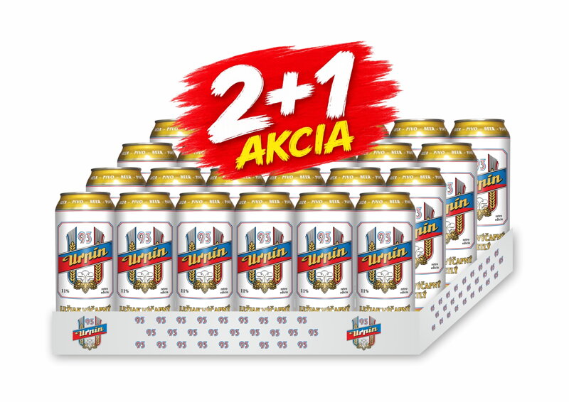 AKCIA  2+1 ZADARMO Urpín 93 11%