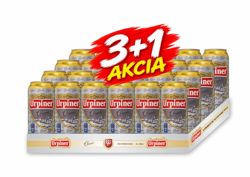 AKCIA 3+1 ZADARMO Urpiner Classic 10%