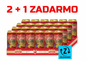 AKCIA 2+1 ZADARMO Urpiner Premium 12°